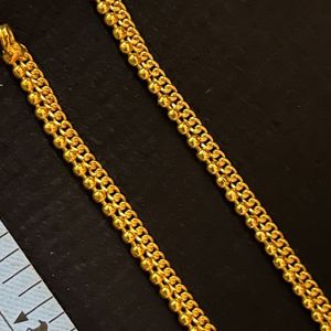 Gold Color Anklets - Simple And Elegant