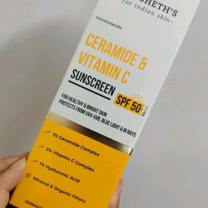 Dr Seths VitaminC And Ceramide Sunscreen