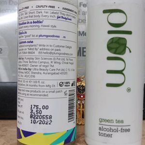 Plum Shower Gel And Green Tea Alcohol-Free Toner Combo Of 2 Products