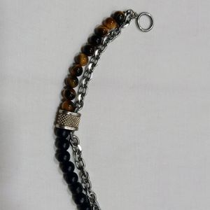 BEADFUSION BROWN Natural Beads And Tiger Eye Stone