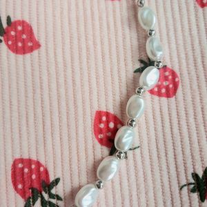 heart pearl necklace