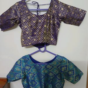 2 Combo Boat Neck Blouses@offer