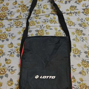 Black and Orange LOTTO Bag