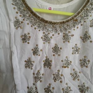 Fresh White Kurti