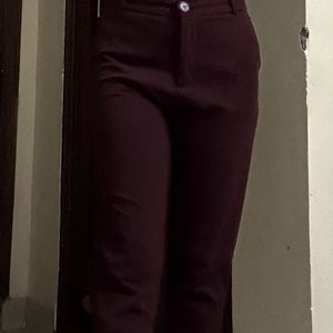 Maroon Pants