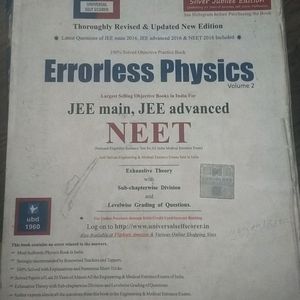 Error Less Physicas  Volume 2 For Jee & Neet