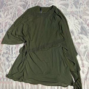 Green Pakistani Kaftan