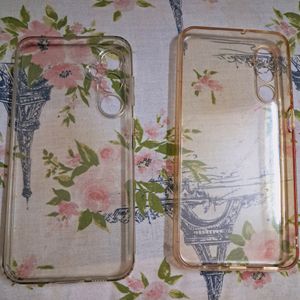 Combo Of 2 Mobile Cases Transparent