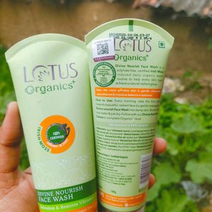 2 Lotus Organics Face Wash😍