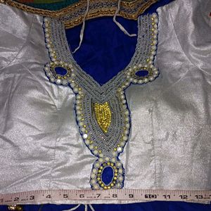 Rajsthani Lace Work Net Lehenga