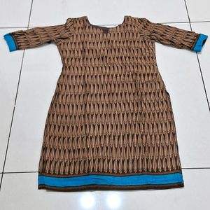 Coffee Brown Casual Wear Kurta