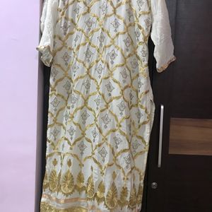 Full Zari Work Dupatta And Kurti