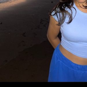 Blue Crop Top(Women’s)