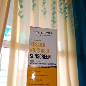 Dr Sheth's Sunscreen Kesar And Kojic Acid