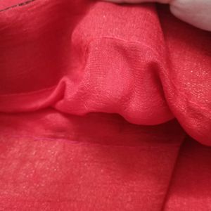 Traditional Red Bridal Silk Saree