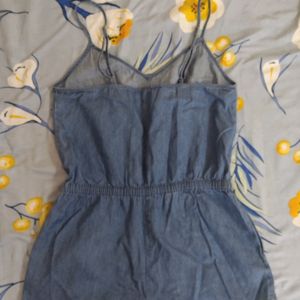 Forever 21 Denim Jumpsuit/Romper