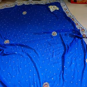 Blue Chiffon Dupatta 😍💙