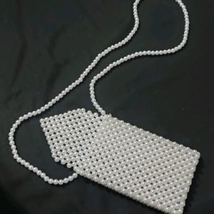 Handmade Pearl Sling Bag