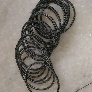 Set Of Black Bangles