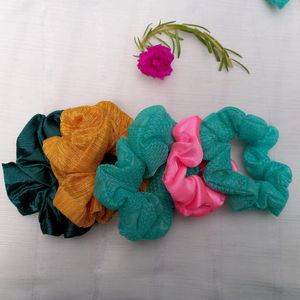 Scrunchies (Pack Of 5)