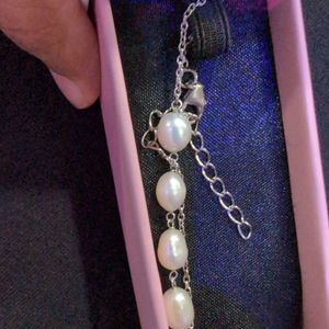 GIVA 925 Silver Pearl Bracelet