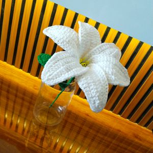 Crochet White Lilly 💐