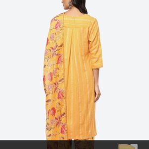 Biba Yellow Kurta