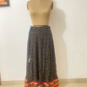 Black Bandhini Skirt