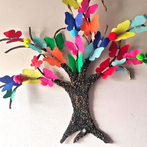 Very Beautiful Handmade Butterfly Tree