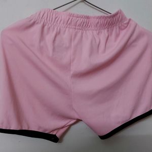 Pink Sports Shorts waist Size 22-26