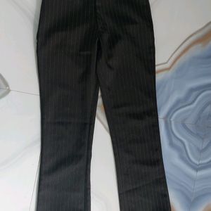 Black And White Straight Pants