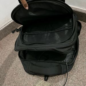 Flamingo's Laptop Bag/Backpack(Black)