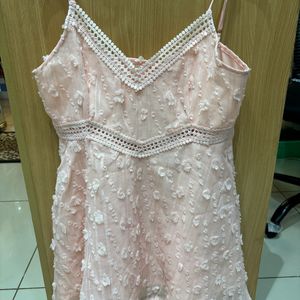 Urbanic Pink Laced Dress Size L