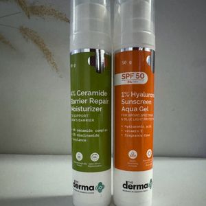 Derma Co Moisturizer And Sunscreen