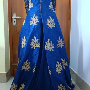 Anarkali Skirt Slit Gown