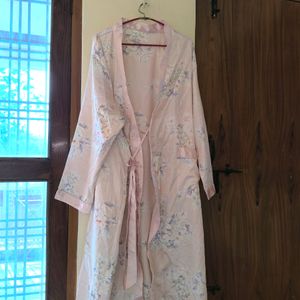 Large Flowers Print Korean Nighty Shrug🇰🇷