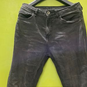 Grey Denim Jeans For Women