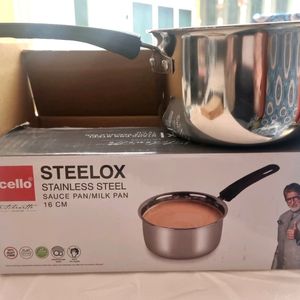 Cello SAUCE PAN/ MILK PAN STEELOX