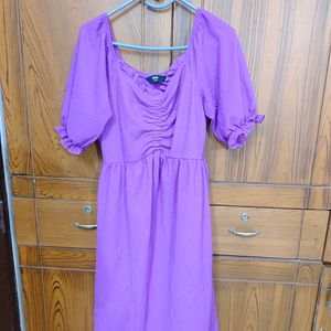 MAX Purple Knee Length Dress