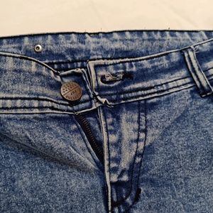 Women Slim Mid Rise Blue Jeans