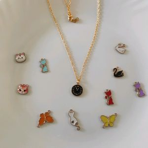 Pack Of 2 Chain With Cute Charms