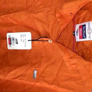 Combo Of 2  NS nine Orange Branded Shirt 💥