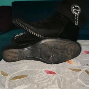 Sweet Baby Boot Size 6 Black Velvet