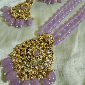 Lavender Pearl Necklace