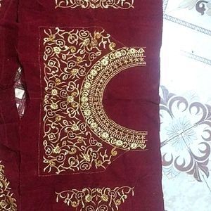 😍New Wedding Maroon Lehenga