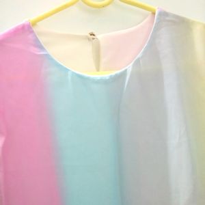 Rainbow Colour Top For Women