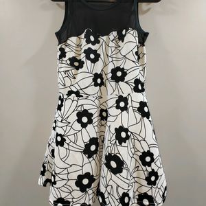 Balck & White Mini Frock