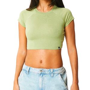 Sage Green Crop Top