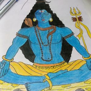 Mahadev Ji Painting 🎨 🖌️ Handmade