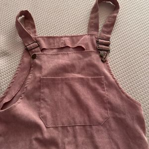 Dungaree Style Dress With Buckles